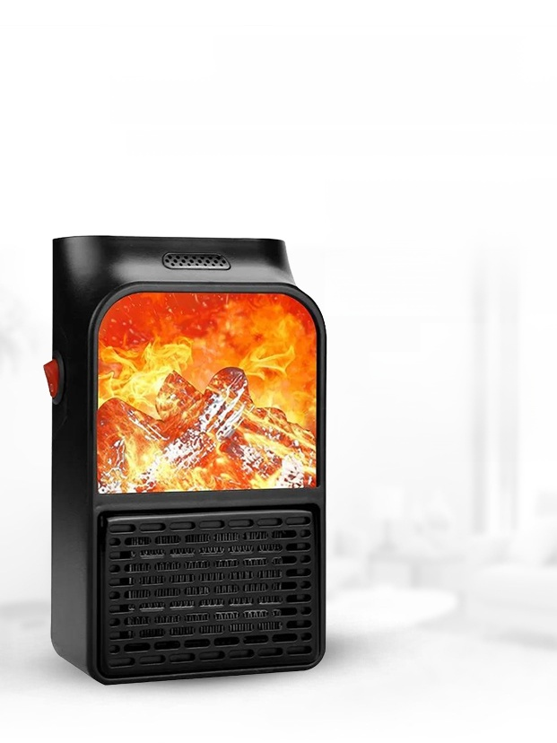 【1 kWh für 3 Tage】Energiesparender Schnellheizflammen-Heizer