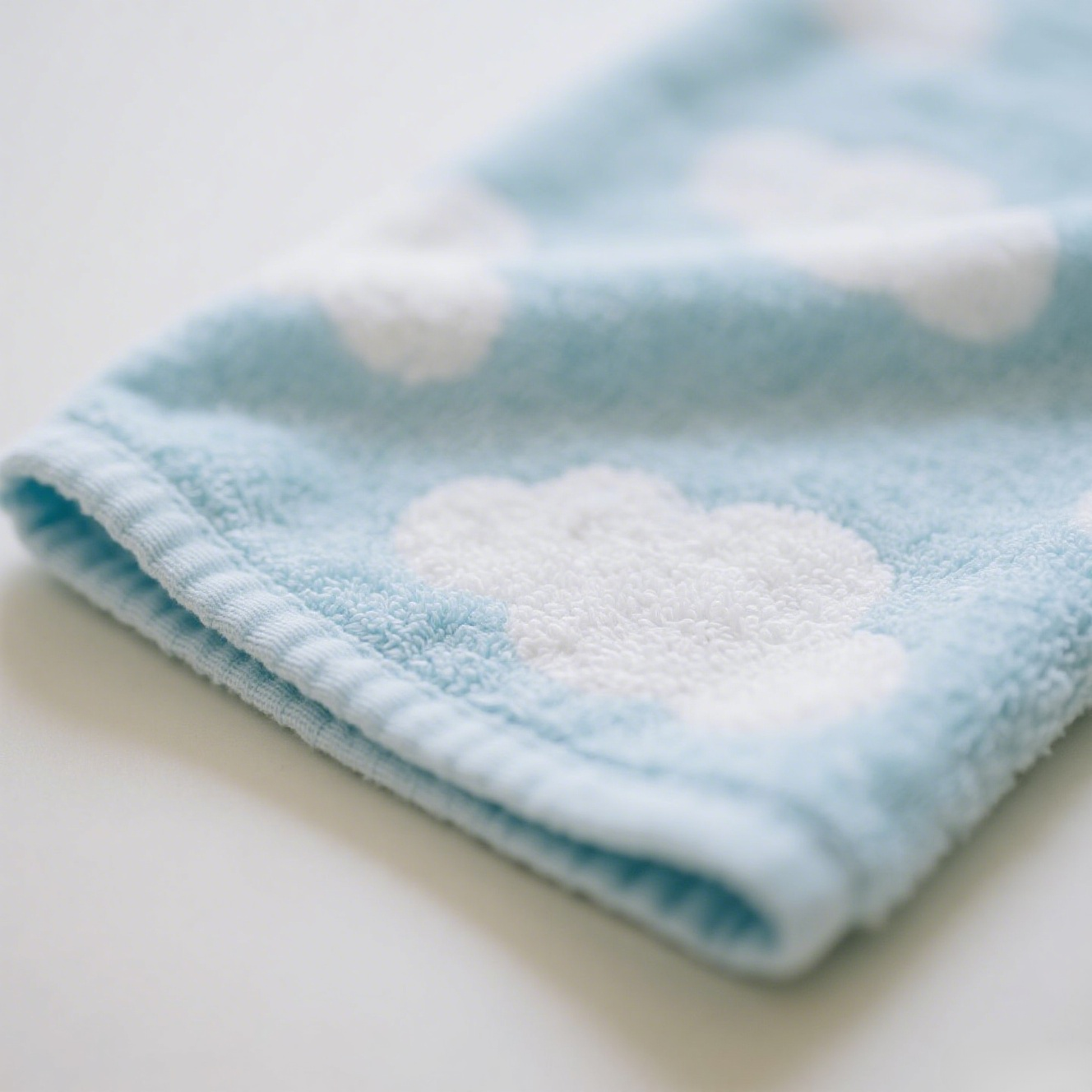 Hautfreundliches Babyhandtuch in Pastellfarben