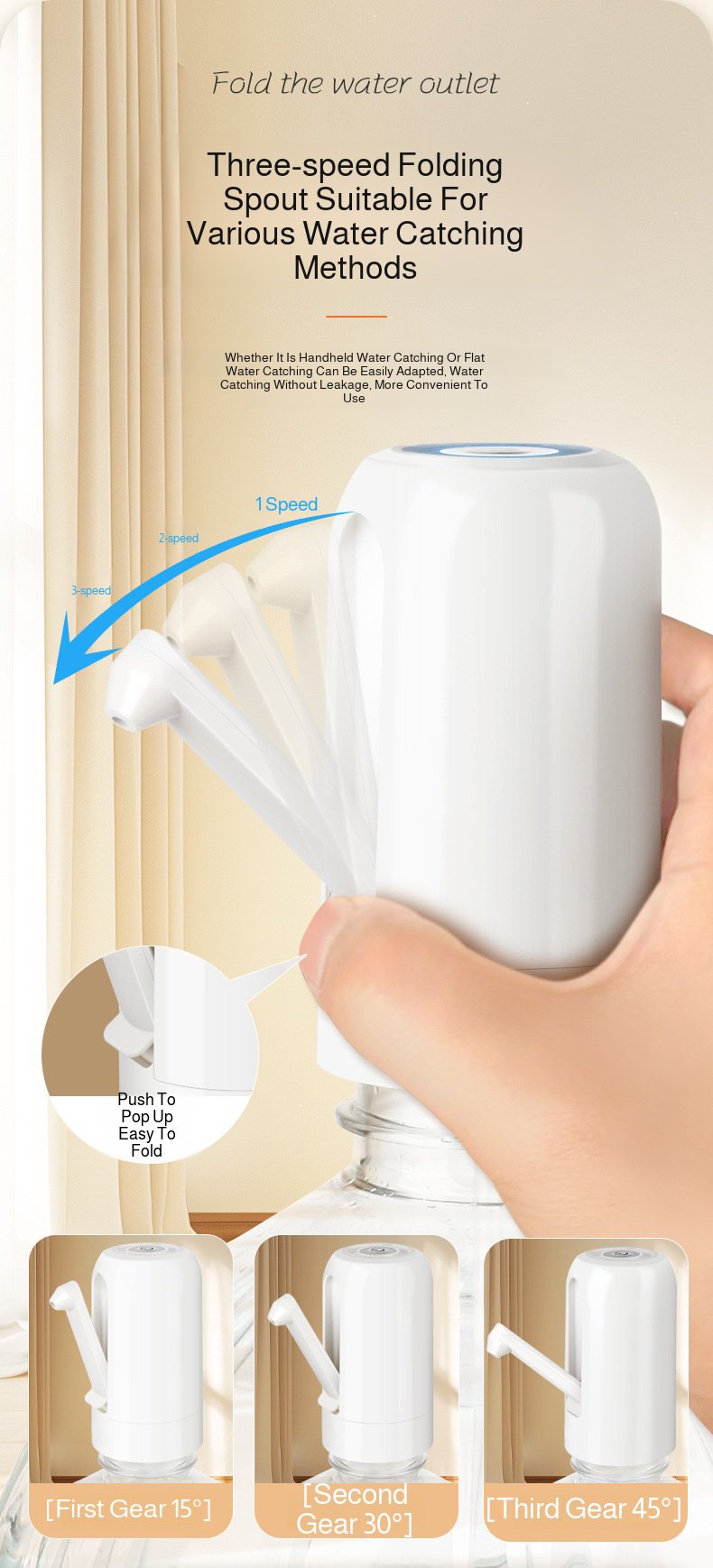 Multi-barrel adaptation water pump for home and office use