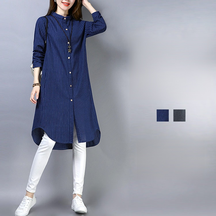 【綿麻ロングシャツ】オシャレとUVガートを両立　通気性抜群、着回し力MAX