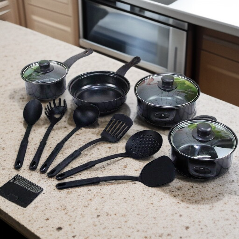 Milk pot with durable Maifan stone coating