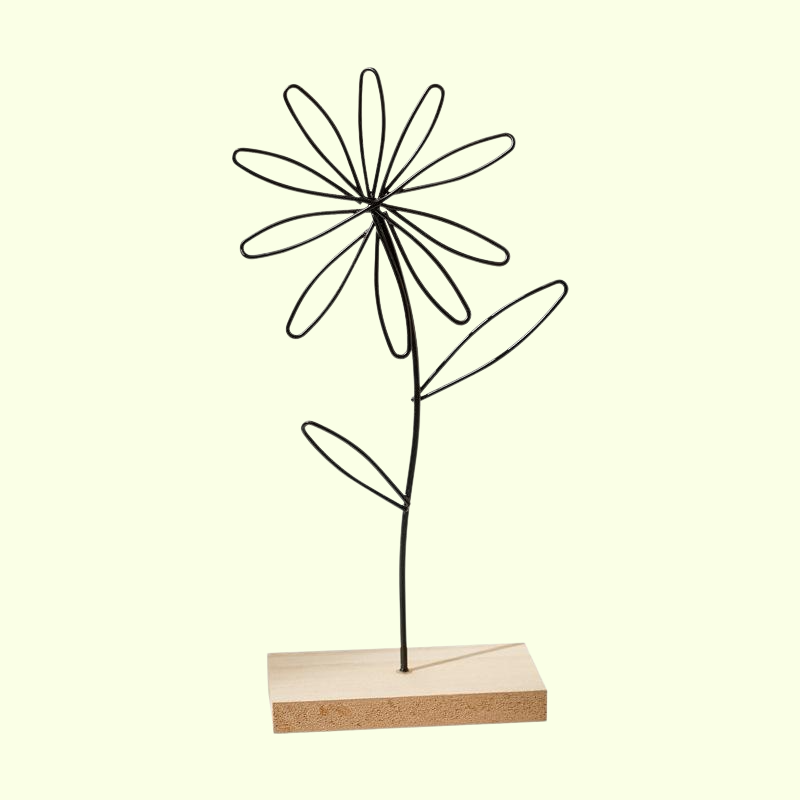 철예 꽃 장식품 장식품