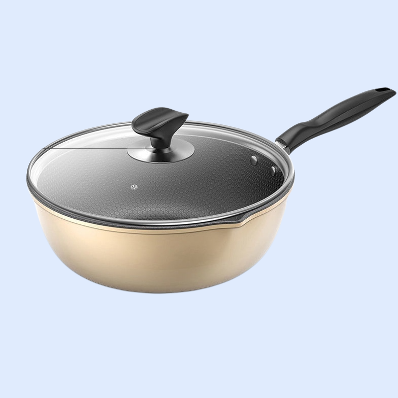 大型Cフライパンノンスティックフライパンフライパン二重目的家庭用調理鍋電磁調理器ガスユニバーサル