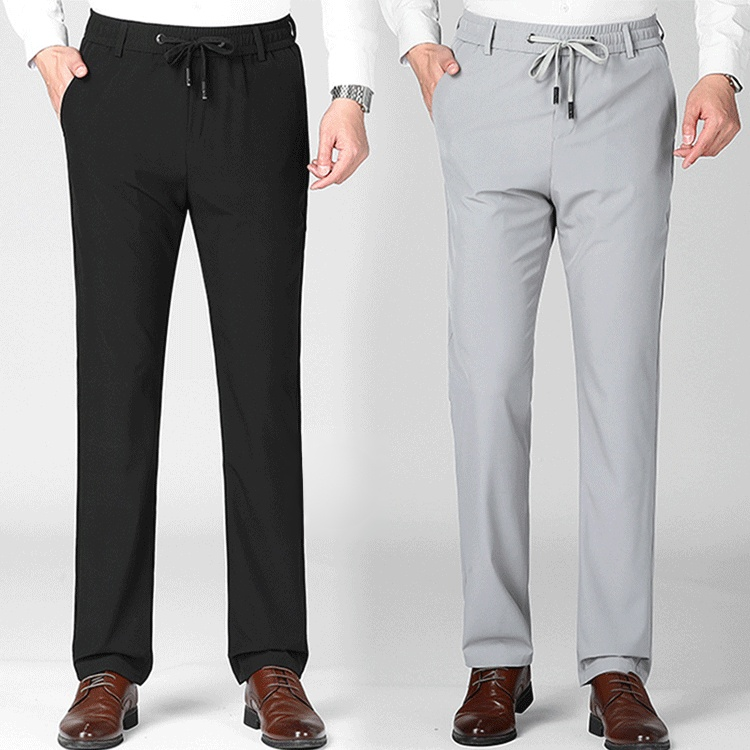 冷感スラックス