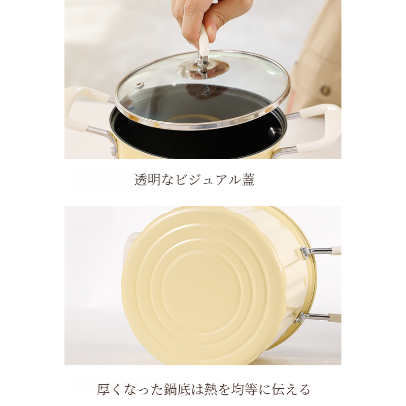 家庭用小型フライパン用バケツ ストレーナー付きアンフォラ多機能フライパン クリーマーフライヤー