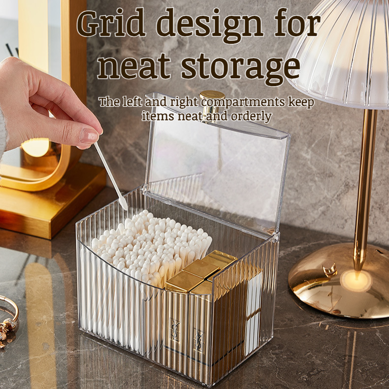 Transparent Cosmetic Case Storage Box Household Small Exquisite Portable Light Luxury