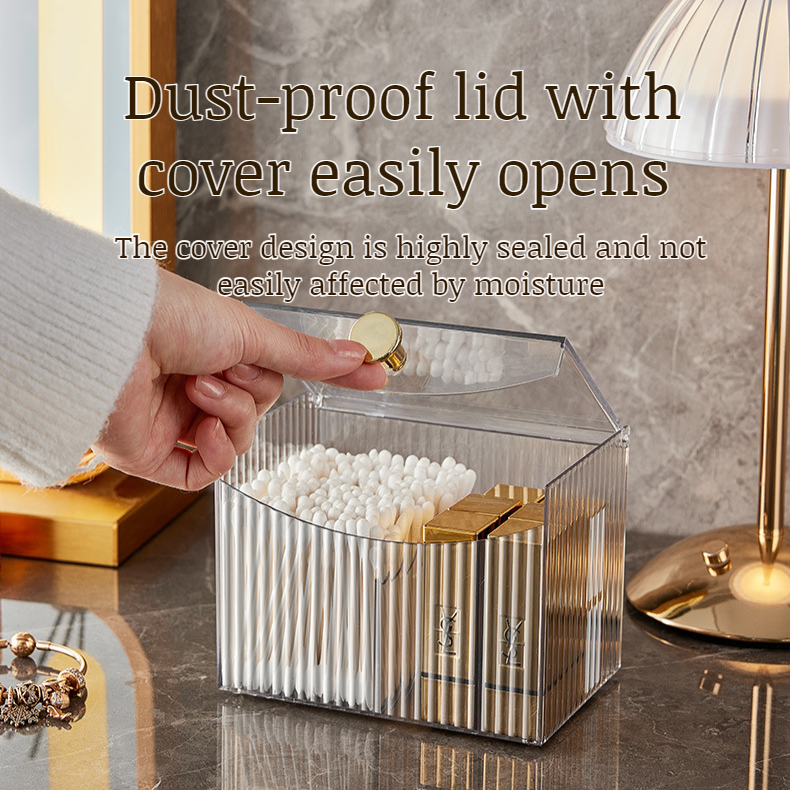 Transparent Cosmetic Case Storage Box Household Small Exquisite Portable Light Luxury