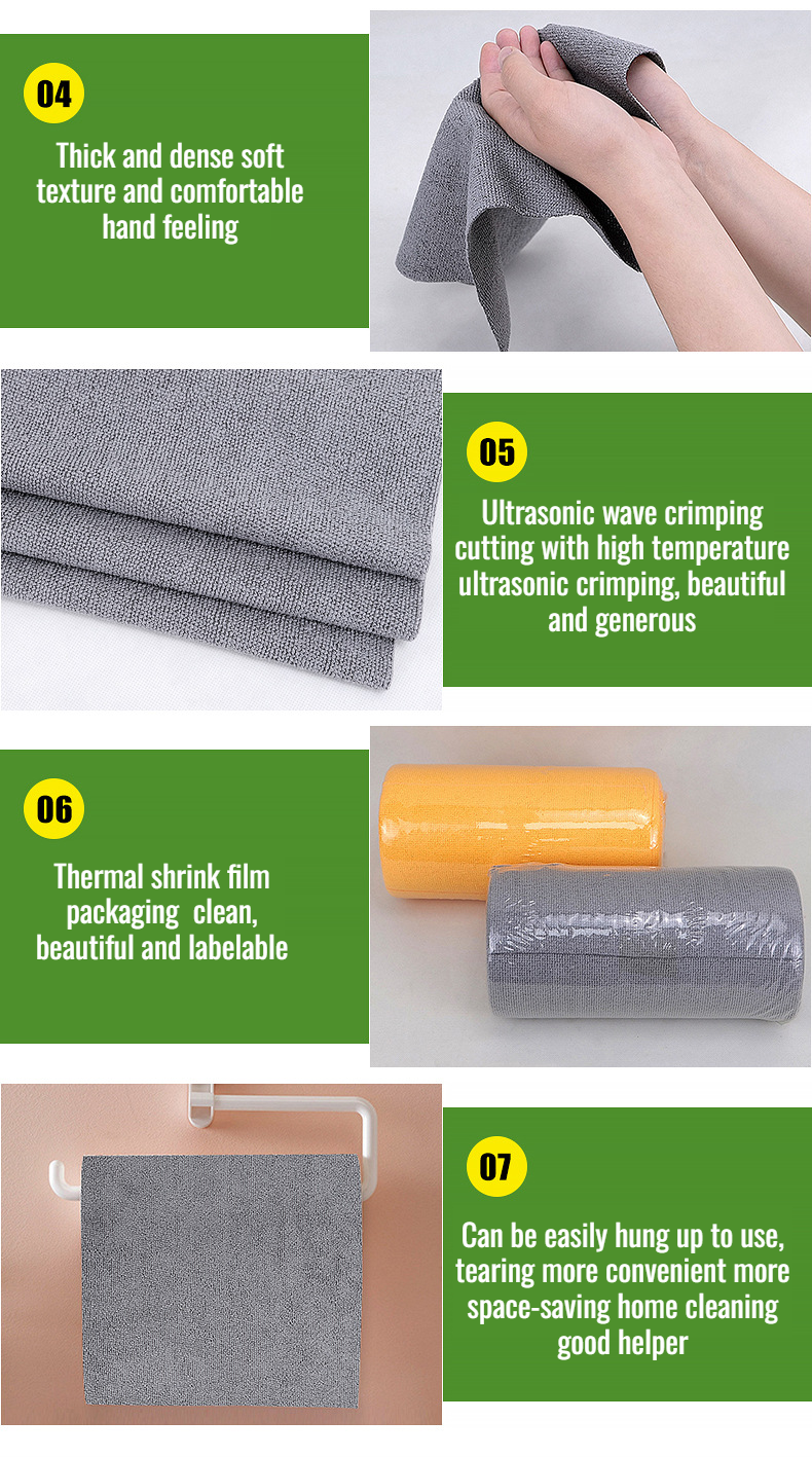 Reusable lazy rag for dishwashing tasks