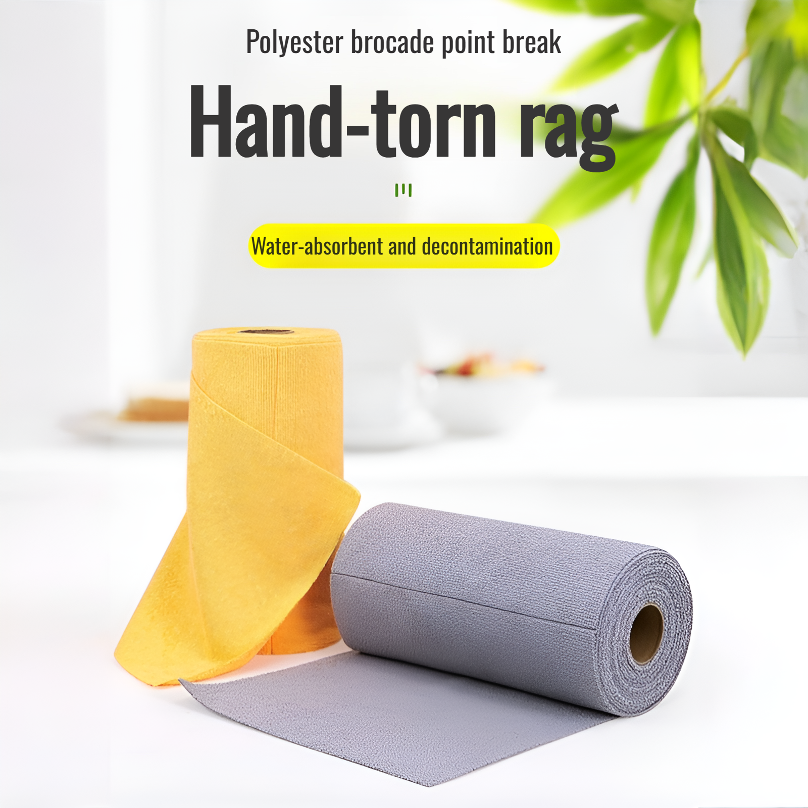 Kitchen dishwashing rags housework cleaning pot and bowl brush coral fleece lazy rag polyester broca