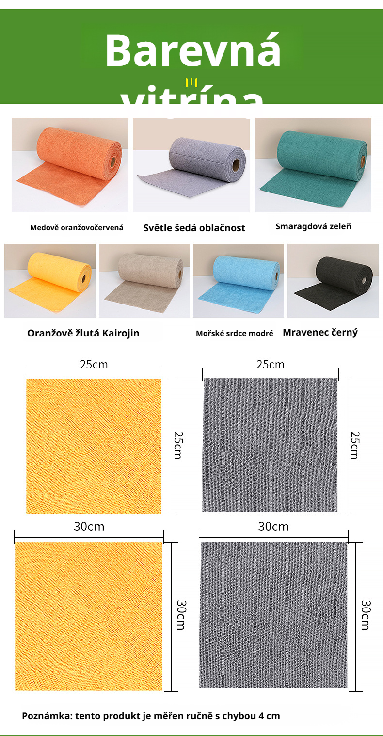 Detail struktury kuchyňské mycí utěrky