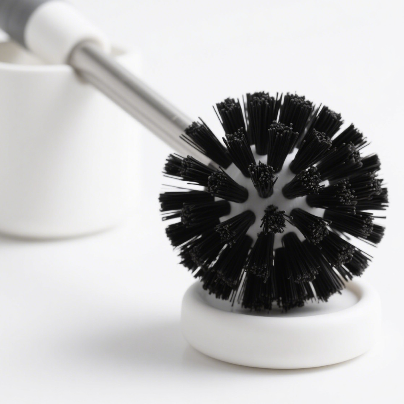 シリコン製交換可能トイレブラシ