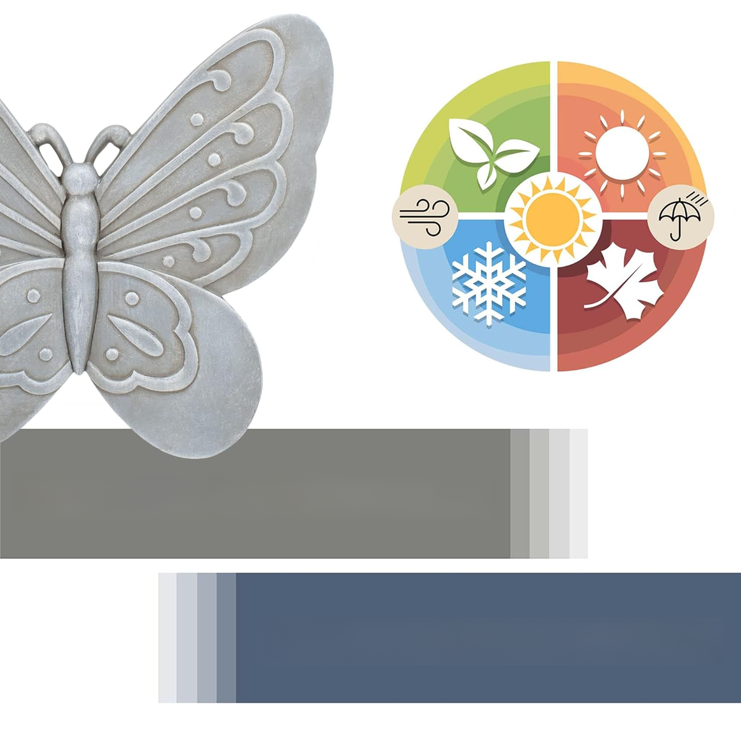 Decorative garden stepping stones