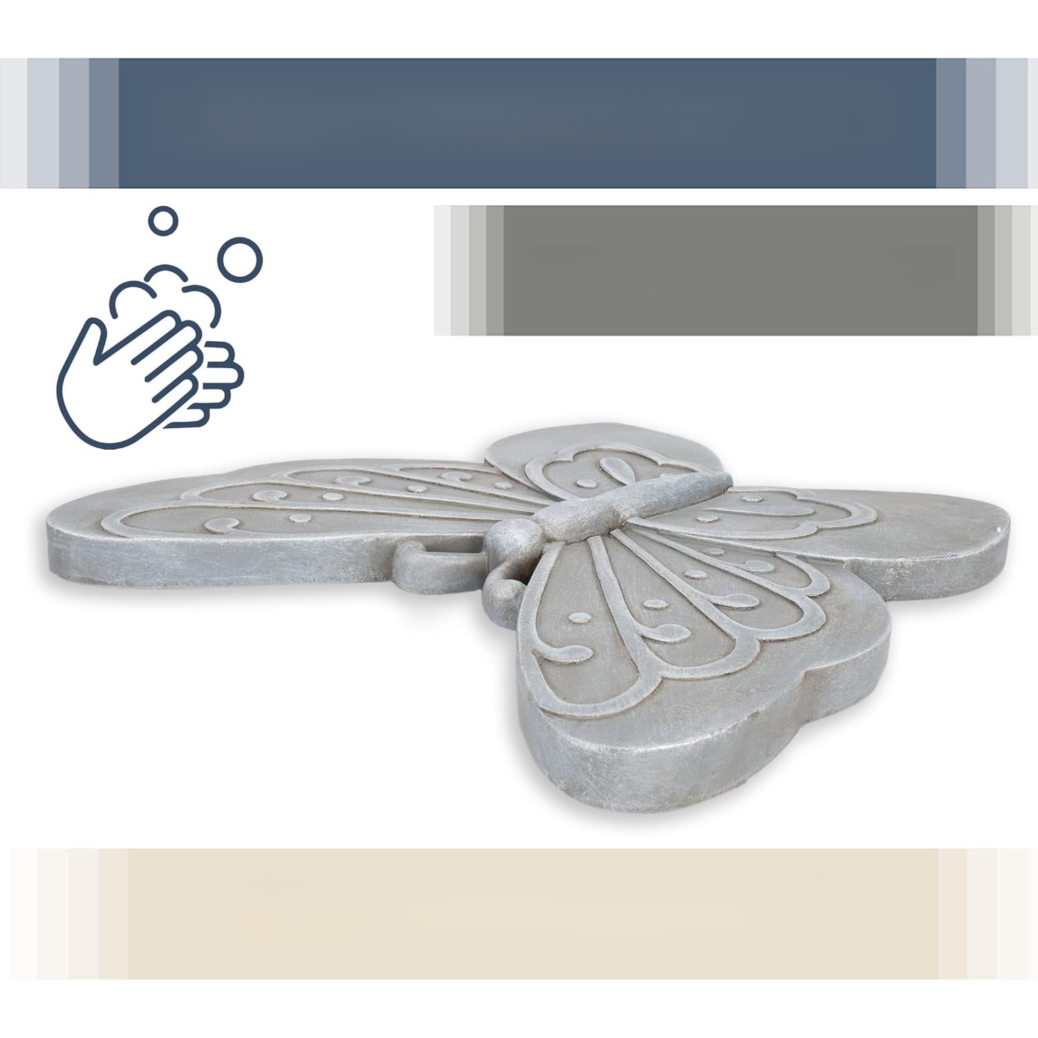 Decorative garden stepping stones