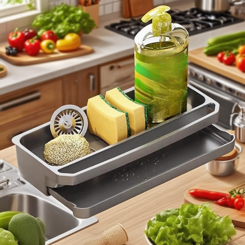 펀치 없는 접시걸레 배수대