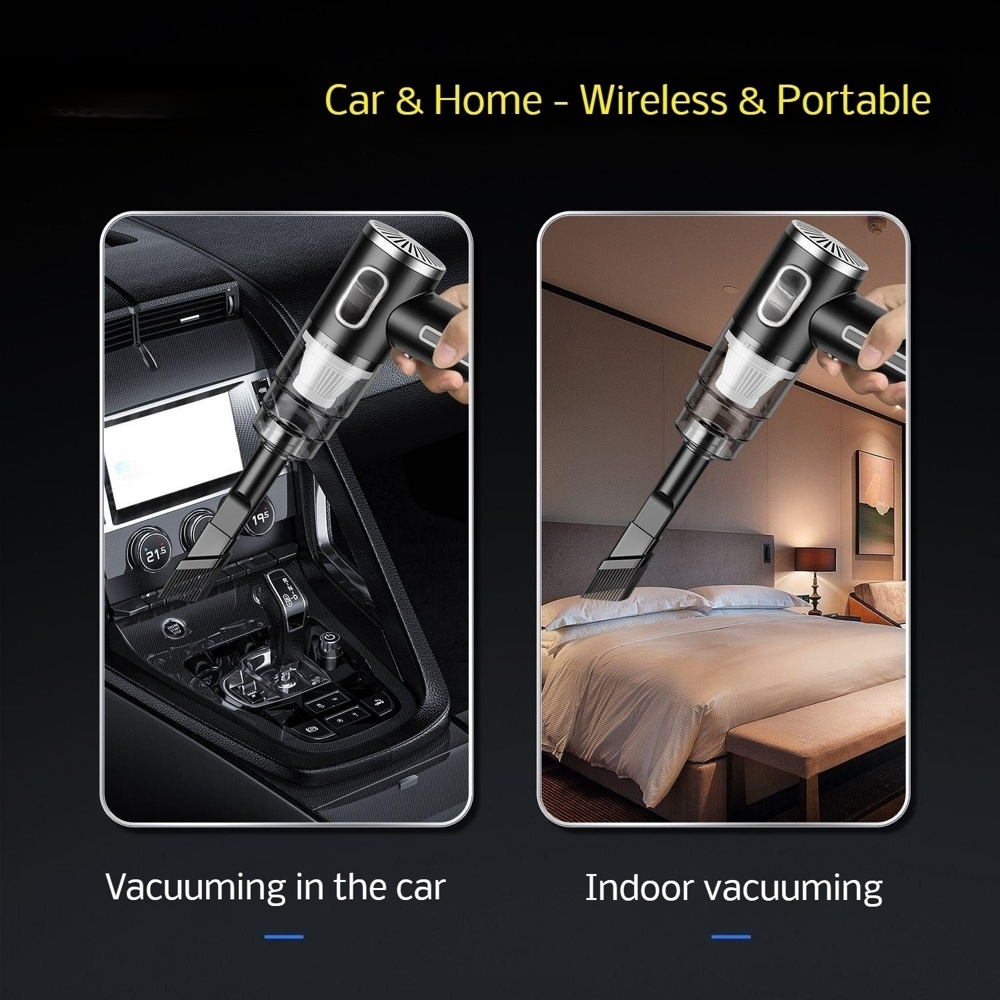 Car Vacuum Cleaner Rechargeable Handheld Small Powerful Suction Car and Home Vacuum Cleaner