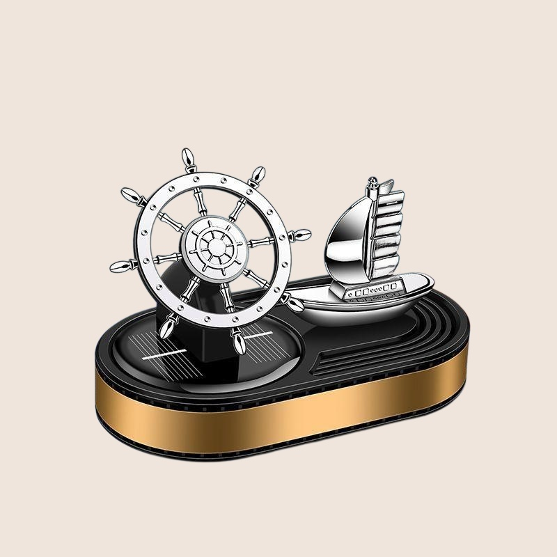 Solar powered car aromatherapy ornament