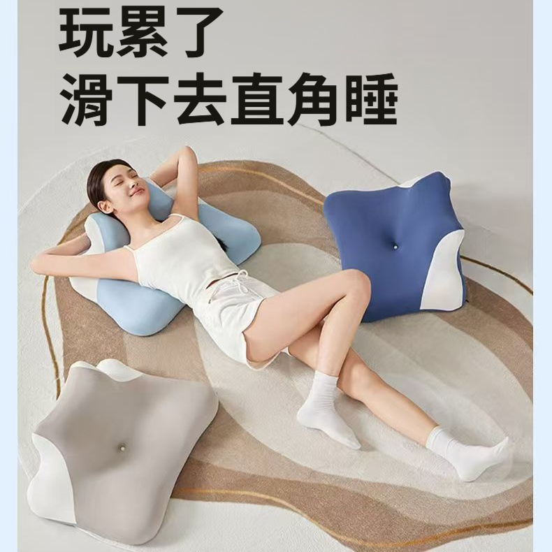 熱賣多功能記憶棉冰絲趴睡枕夏季趴睡護頸宅家睡覺玩手機趴睡神器