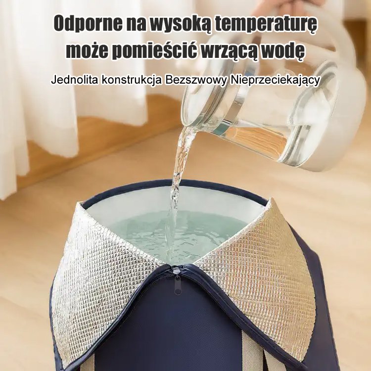 【Narzędzie do usuwania wilgoci】Podgrzewane składane wiadro do moczenia stóp