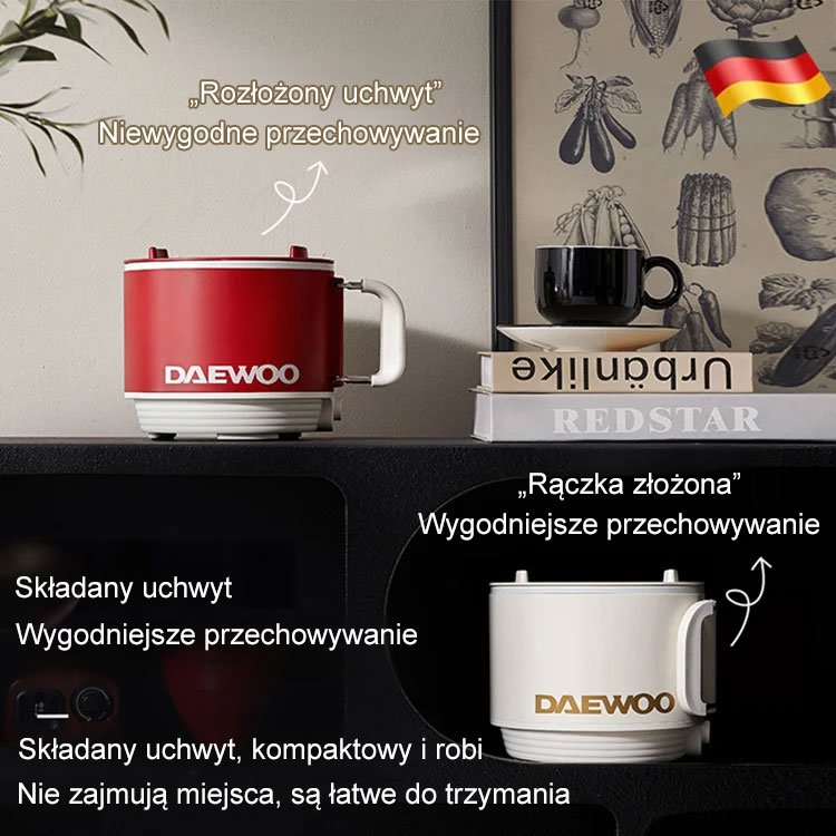 Składany uchwyt wielofunkcyjny elektryczny garnek grzewczy