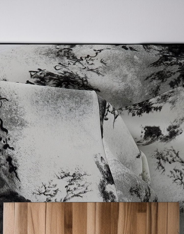 アイスシルクリボン飾りワイドパンツ