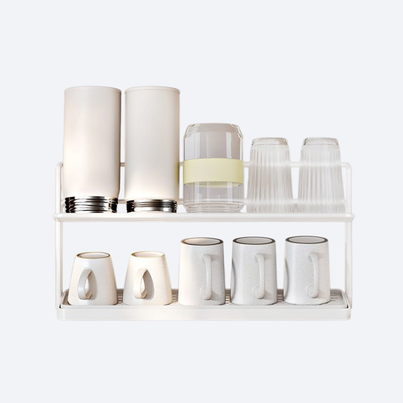 رف تخزين أكواب الصرف