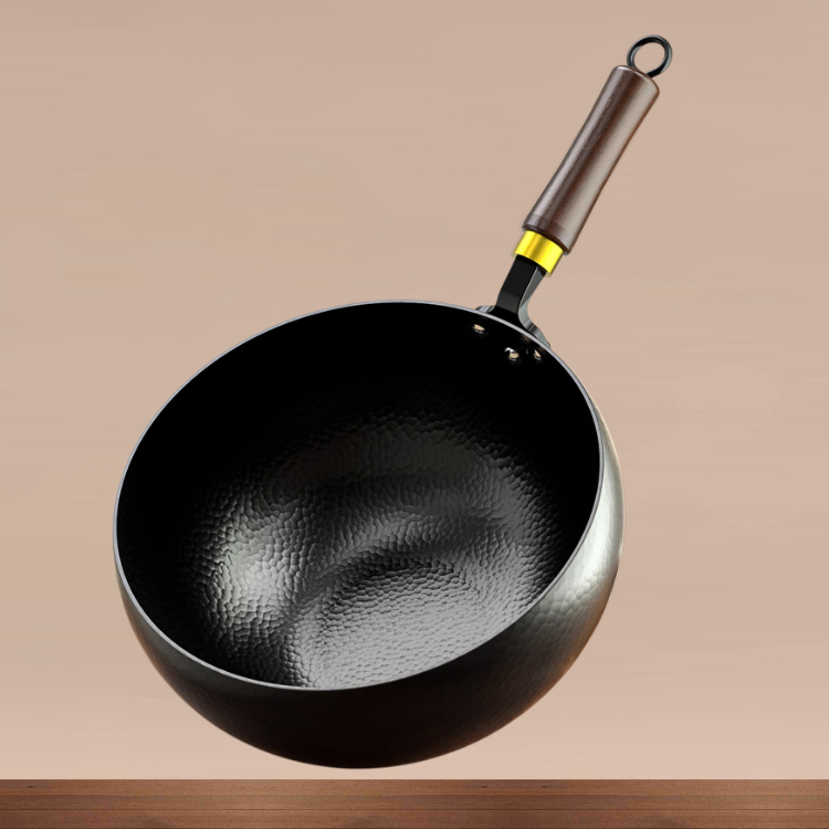 【철분 보충 순수 철】코팅 없는 논스틱 깊은 냄비