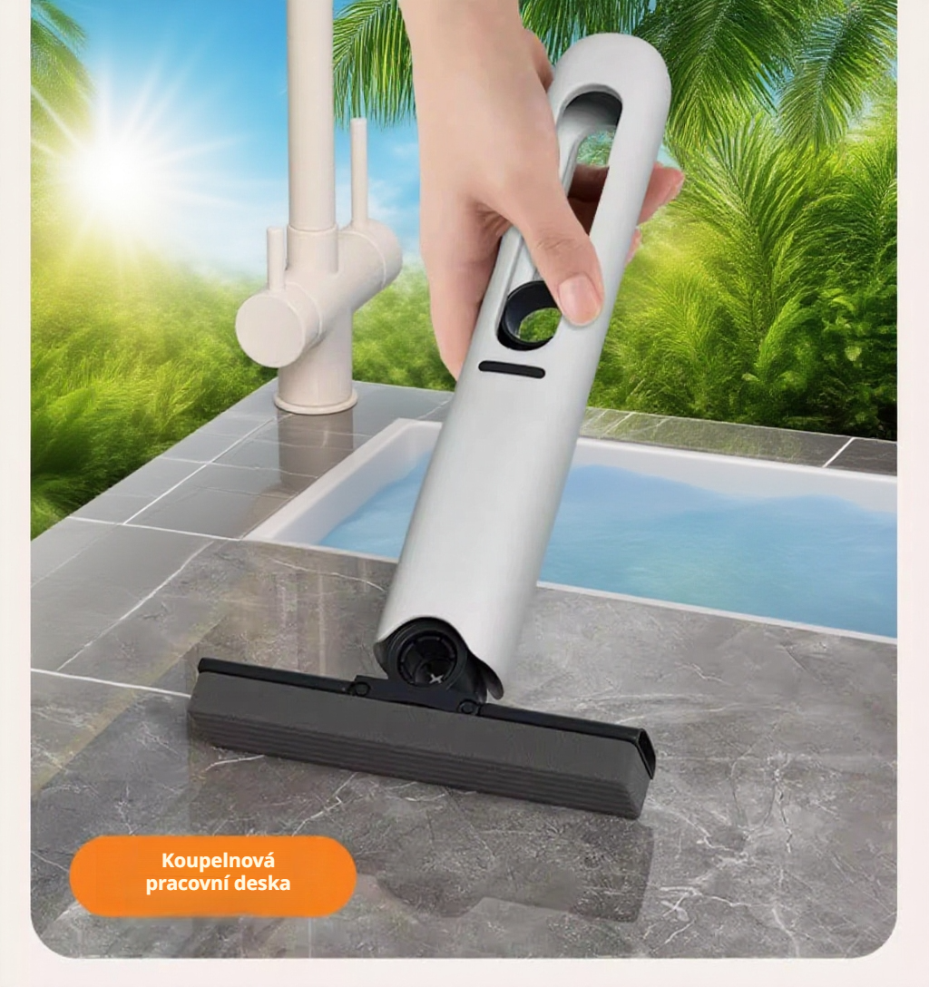 Mop pro snadné čištění podlah bez dotyku rukou