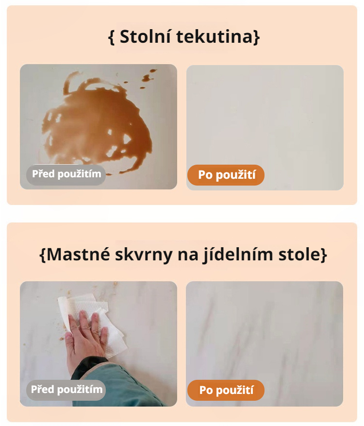 Přenosný mini mop na suché i mokré použití