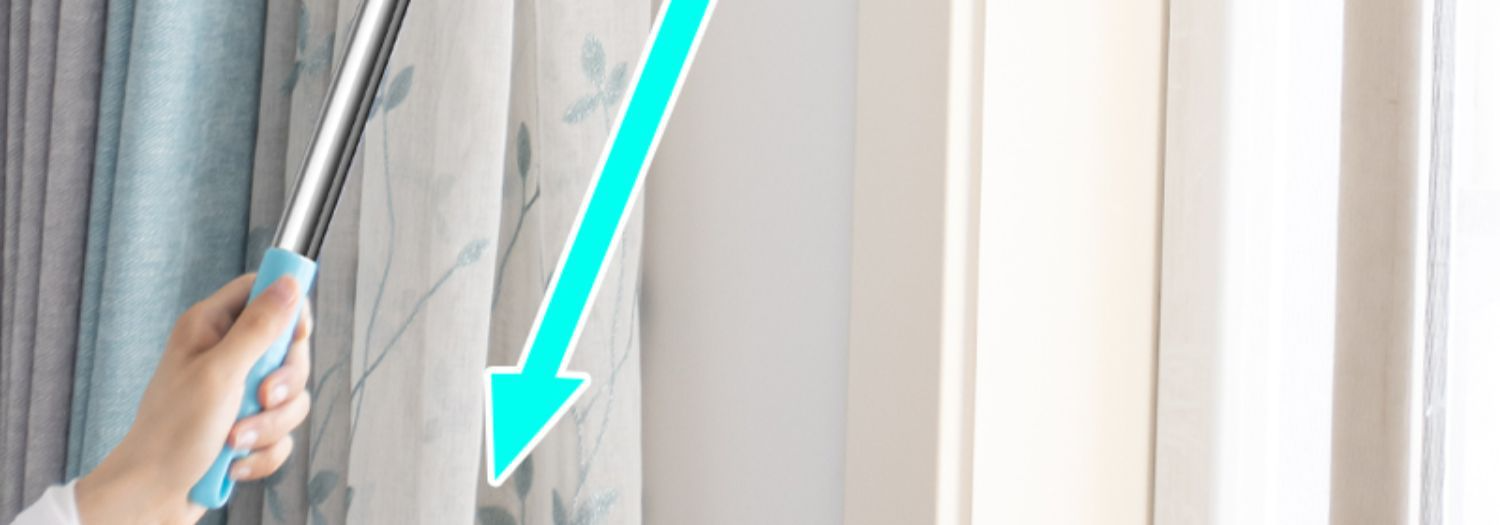 軽量で持ちやすいアンダーベッド掃除用具