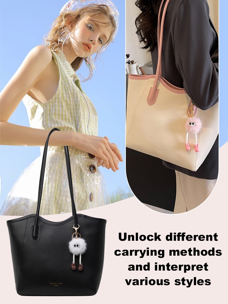 Large capacity vintage tote bag