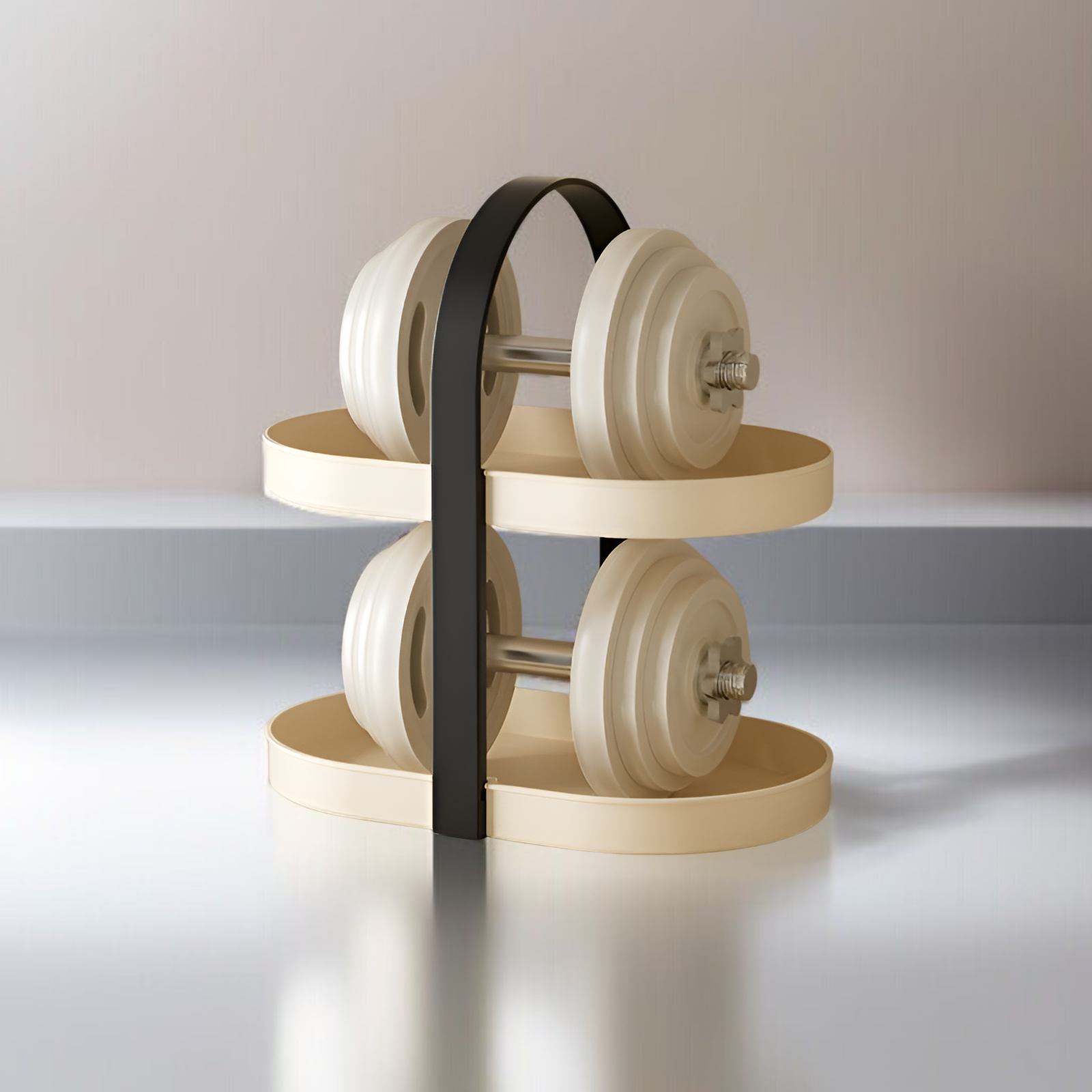 Minimalist teacup holder for office desk