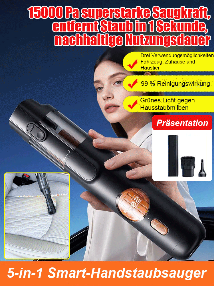 5-in-1 Intelligenter Handstaubsauger