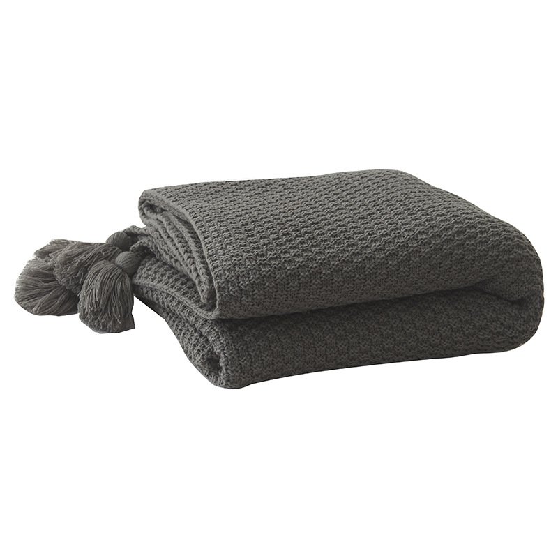 Office Use Scandinavian Leisure Knitted Wool Blanket
