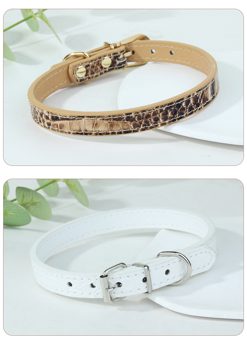 高級感あふれる猫犬兼用首輪