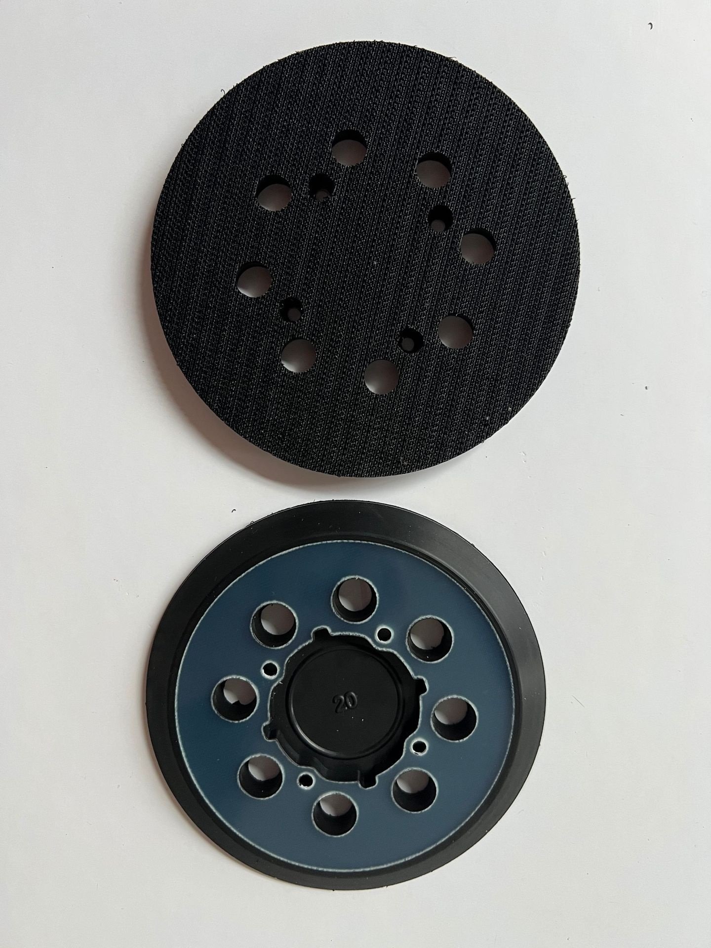 5 inch 8 holes pneumatic sander tray electric polisher base tray sanding disc self-sander sticky tra