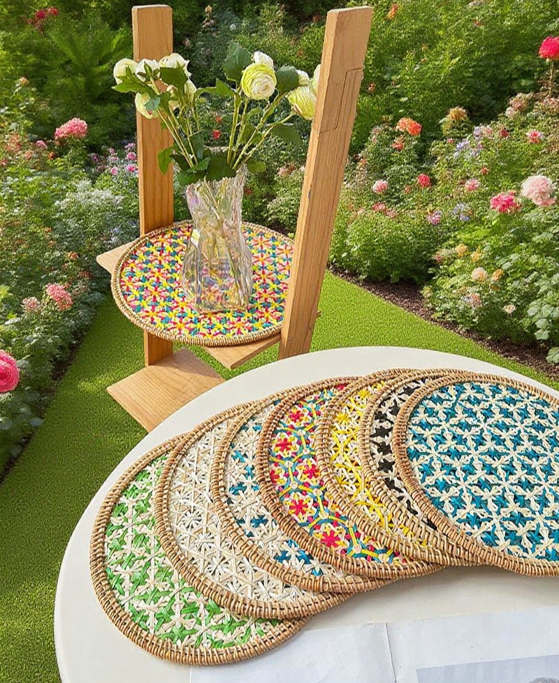 茶席用防燙隔熱墊擺放效果