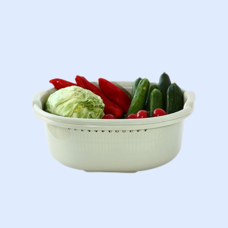 과일 세척 및 물기 제거 바구니