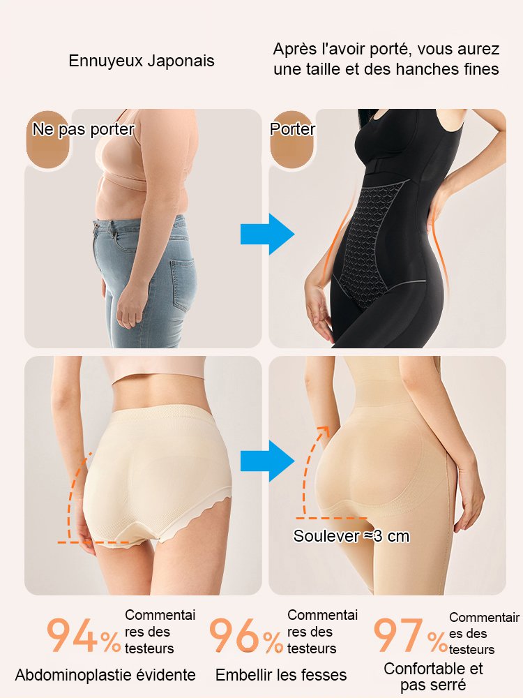 Combinaison gainante sans couture pour un corps sculpté et mince.