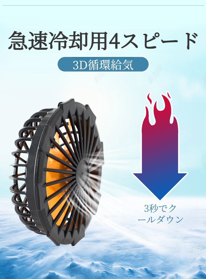 耐久性に優れたブラシレスモーターファン