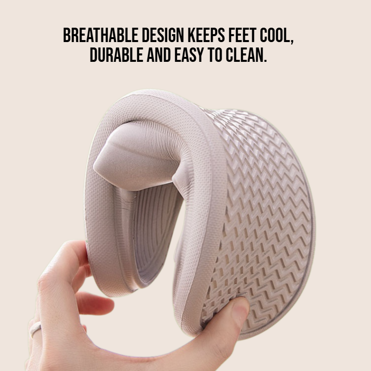 Indoor soft bottom household anti slip cool slippers