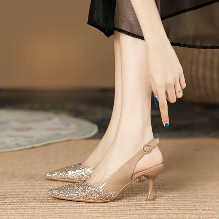 煌めきハイヒールパンプス