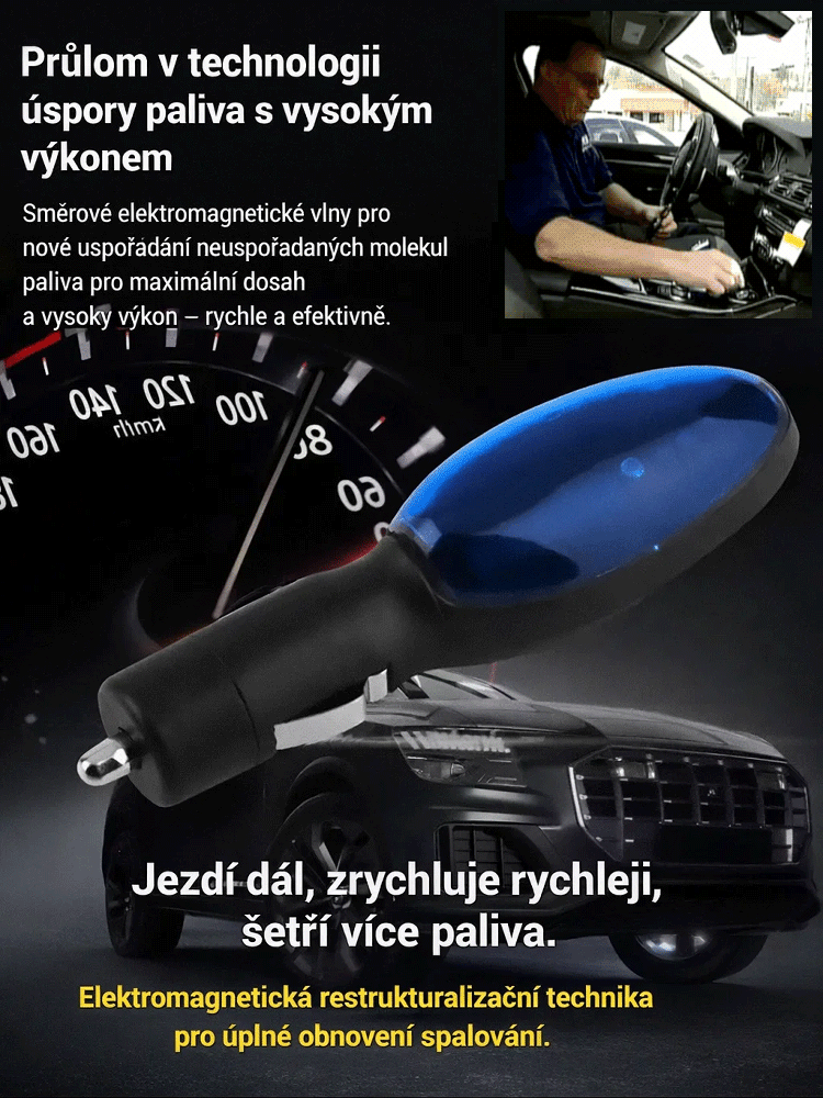 Revoluční šetřič paliva do zapalovače ✅ Úsporabenzínu o 50 % ⏰ 14denní záruka vrácení peněz