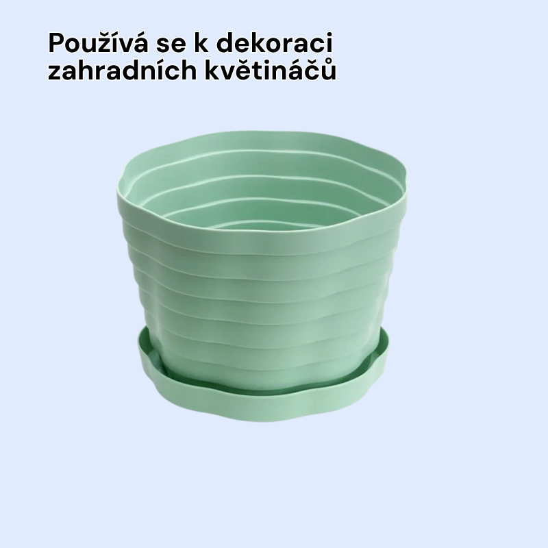 Jednoduchý severský prodyšný plastový květináč