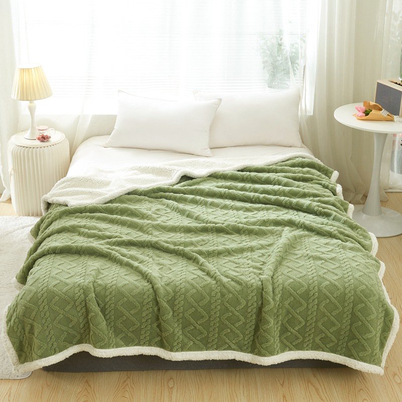 シープボア毛布