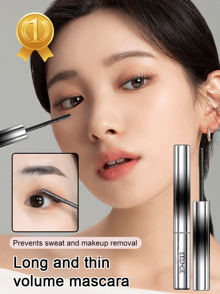 [Sweat-proof and anti-fading, lengthening and thickening] Curling mascara 