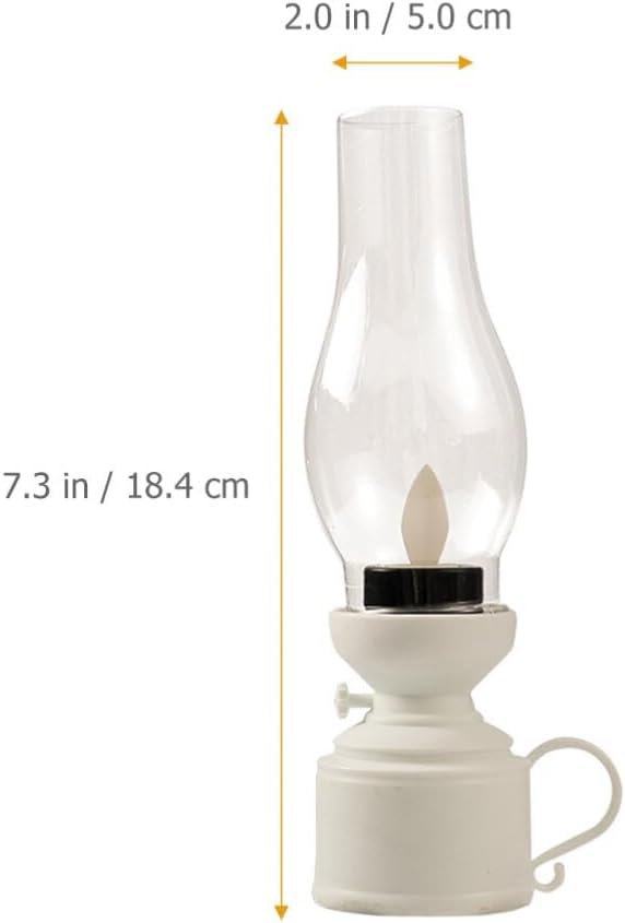 불꽃없는 등유 램프 침실 무드등