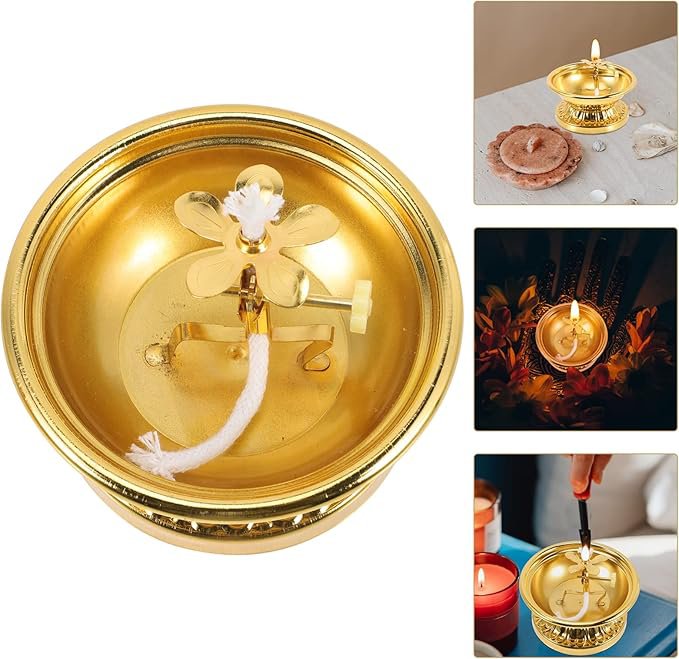 빈티지 등유 램프 – 빈티지 인테리어 오일 랜턴, 빈티지 유리 허리케인 램프, 12.2인치 높이, 조절 가능한 심지, 2개 세트