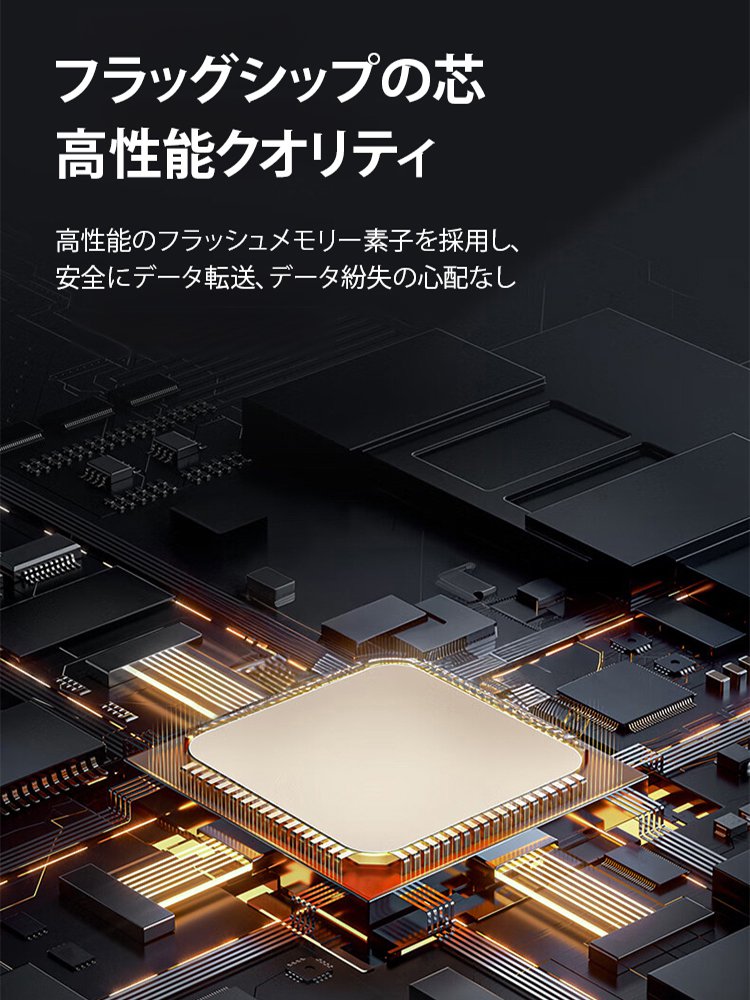 スマホ対応二重コネクタUSBメモリー