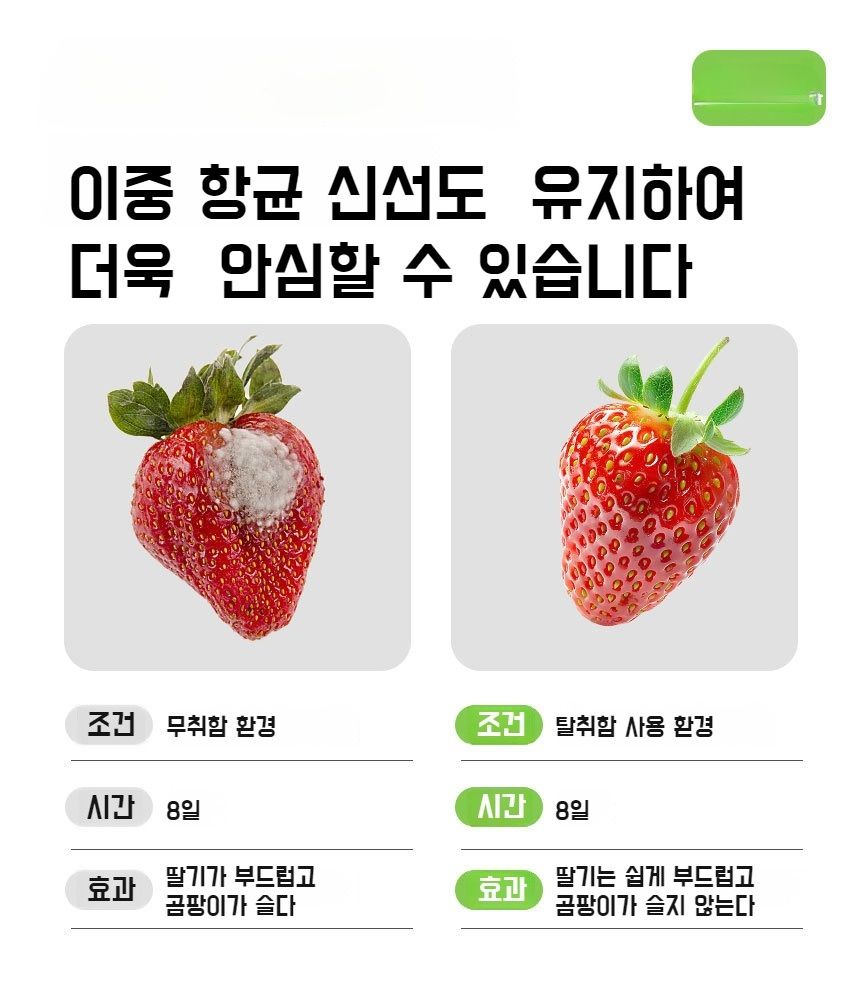 음식 신선도 유지 보관함 활용