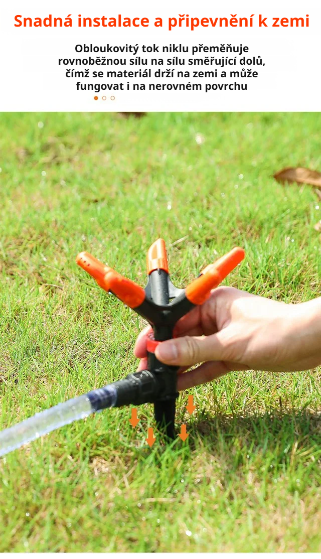 Efektivní zavlažování s automatickým postřikovačem